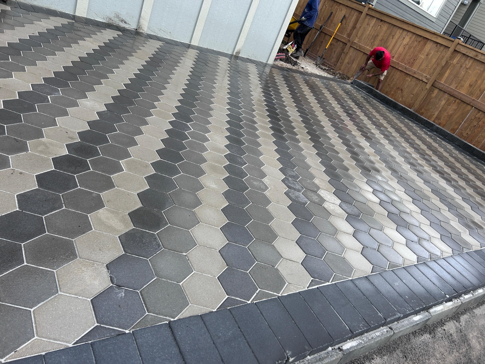 Patio Installation project in Calgary β photo 2
